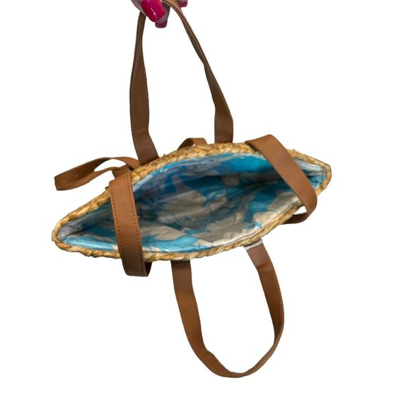 XIX Palms Backpack Woven Jute Insulated Picnic Backpack NWT - Picture 5 of 9